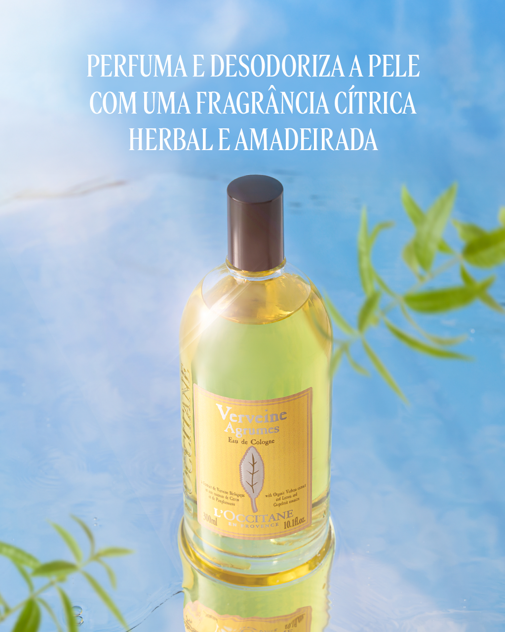 Desodorante Col&ocirc;nia de Verbena C&iacute;trica 300ml, , large